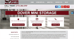 Desktop Screenshot of doverselfstorage.com