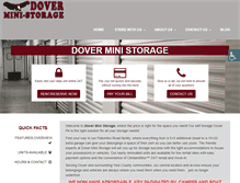 Tablet Screenshot of doverselfstorage.com